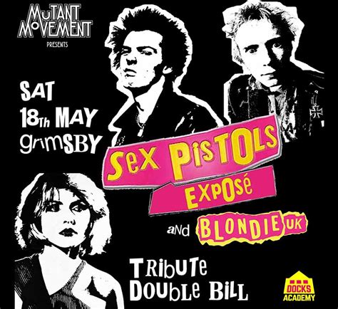 Live Music Sex Pistols Expose Blondie Uk Docks Beers Grimsby