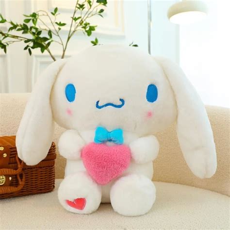 Peluche YIBUJIAZU Sanrio Kuromi mélodie Cinnamoroll 35cm Noir