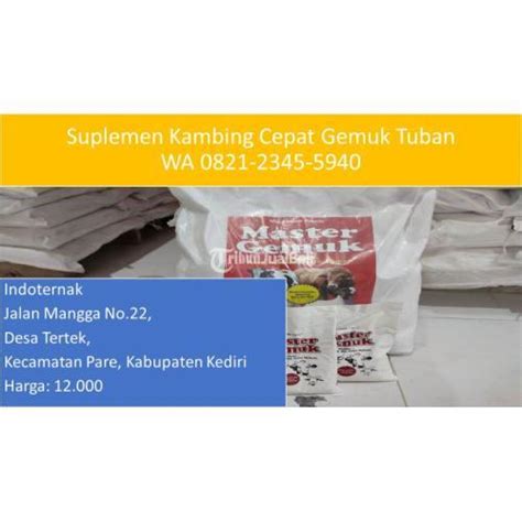 Vitamin Untuk Sapi Jantan Harga Murah Di Tuban Tribun JualBeli