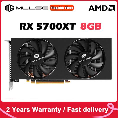 Mllse Placa gráfica AMD RX 5700XT Gaming Placa de vídeo desktop 8G