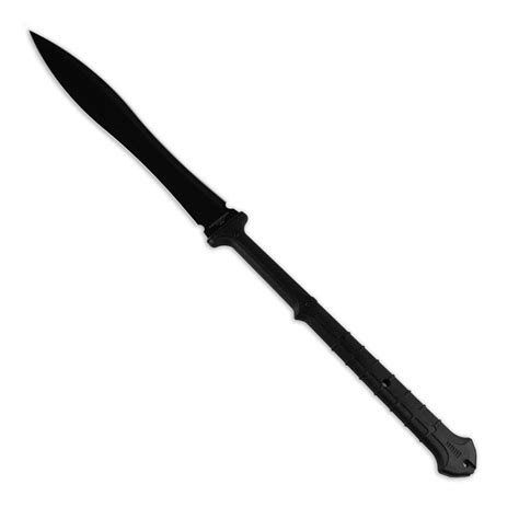 dark assassin spear sword double edged combat blade high carbon