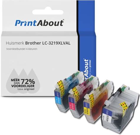 Printabout Huismerk Inktcartridge Lc Xlval Kleuren Voordeelbundel