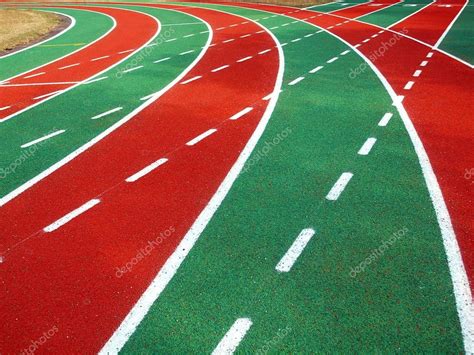 Athletic Track and Field Markings — Stock Photo © shiyali #5345433