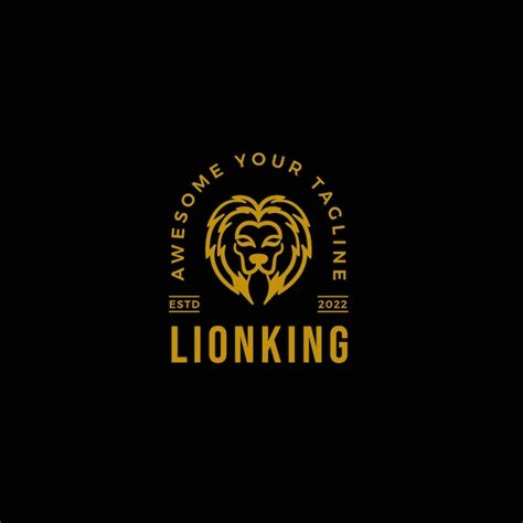 Premium Vector Luxury Golden Royal Lion King Logo Design Inspiration