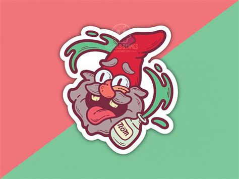 Shmebulock Inch Sticker Etsy