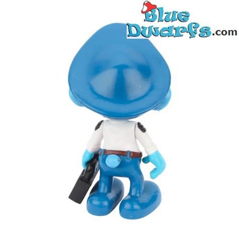 Aircraft Captain Smurf With Bag Movable Smurf Figurine Deagostini