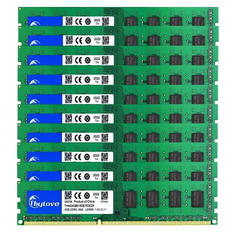 Mémoire de serveur d ordinateur de bureau modèle DDR3 capacité 4 go 4