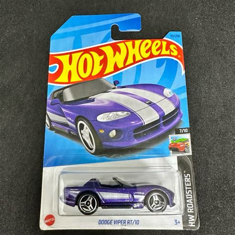 Jual Hot Wheels Dodge Viper Rt Hw Roadsters Ungu Shopee Indonesia