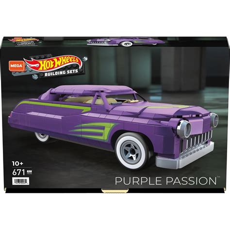 Vehículo Hot Wheels Mega Construx Purple Passion Mi Jugueteria