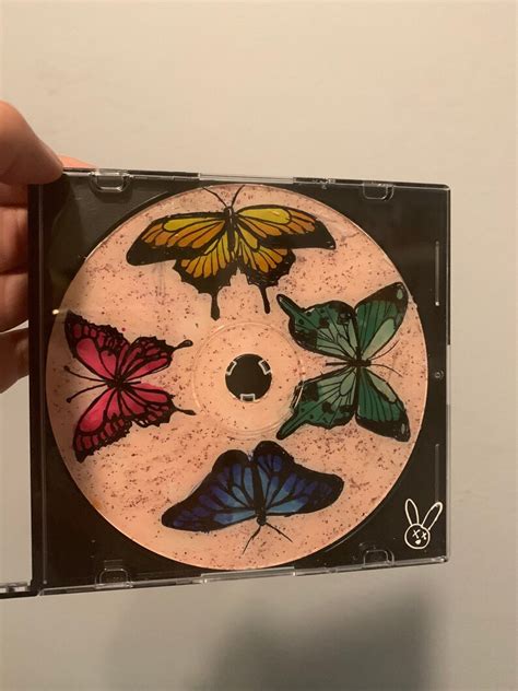 Painted Cd Etsy