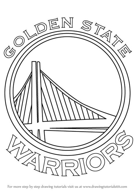 Golden State Warriors Logo Coloring Pages