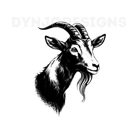 Goat Svg, Goat Clipart, Goat Png, Goat Head, Goat Cut Files - Inspire ...