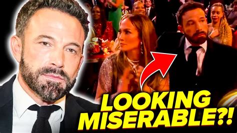 Why Ben Affleck Looked Miserable At 2023 Grammys Youtube