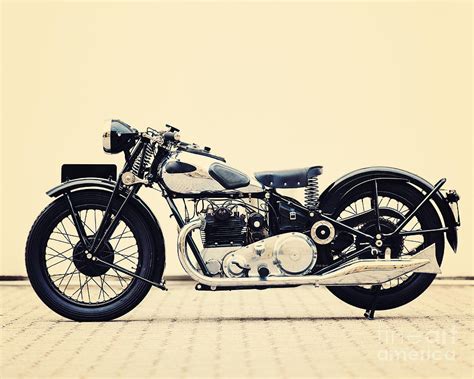 Vintage British Motorcycle by Thepalmer