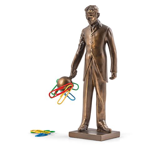 Nikola Tesla Magnetic Statue - GeekAlerts