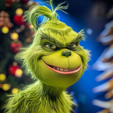 Premium Photo The Grinch From The Jim Carey Remake With A Huge Creepy