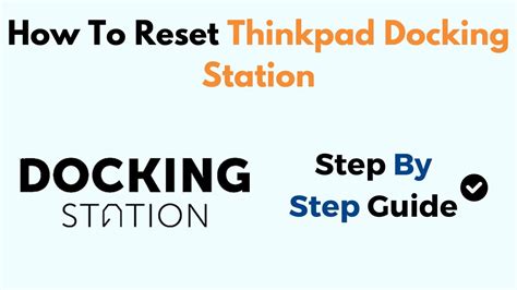 How To Reset Thinkpad Docking Station YouTube