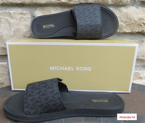 Michael Kors Wade Slide купить в Америке лот 303584646736