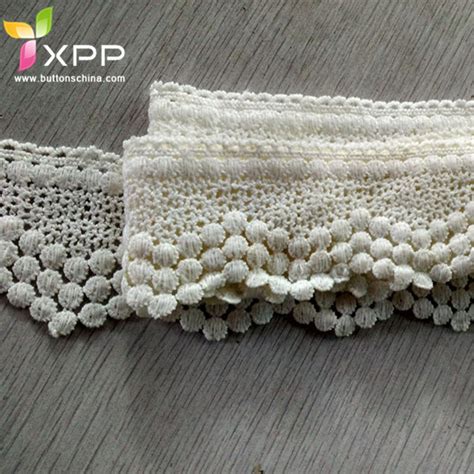 New Style Fashion Scalloped Soft Feeling Polyester Trimming Water