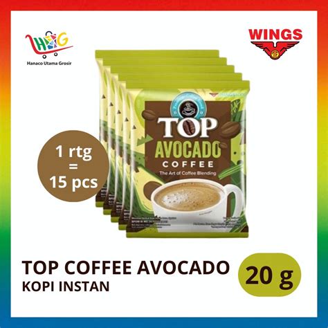 Jual Top Coffee Avocado Coffee X Gram Pak Shopee Indonesia