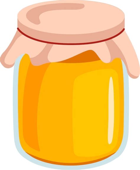 Premium Vector Jar With Honey