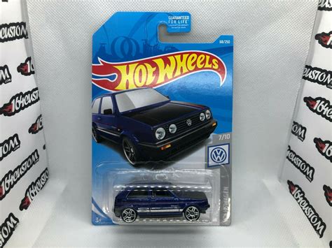 2019 Hot Wheels Volkswagen Golf MK2 Mainline Volkswagen