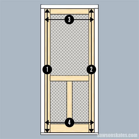 Easy Diy Wood Screen Door Step By Step Plans Saws On Skates®