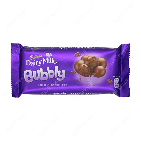 Cadbury Dairy Milk Bubbly Milk Chocolate 87 G Buy Online