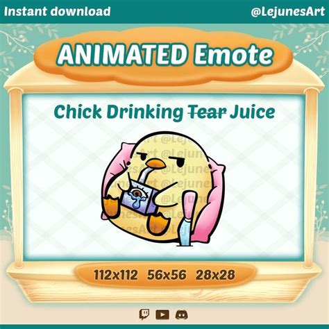 Animated Chick With A Knife Emote Meme Twitch Emotes Twitch Emote