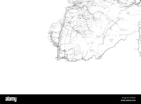 Map of Renfrewshire Sheet 005, Ordnance Survey, 1863-1864 Stock Photo - Alamy