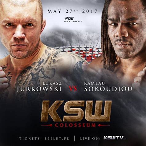 Ukasz Jurkowski Vs Rameau Sokoudjou Podczas Ksw Colosseum Fight