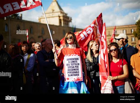 Palermo Sicilia Italia 17 novembre 2023 Palermo si unì allo