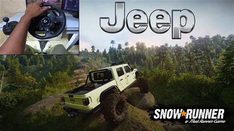 Jeep Gladiator Rock Crawling Off Road Adventure Snow Runner