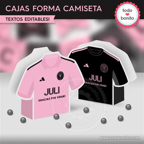 Messi Inter Miami Cajas Forma Camiseta