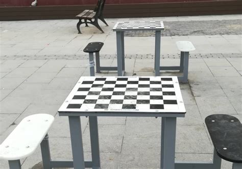 Tables d échecs extérieur anti vandalisme Devis sur Techni Contact