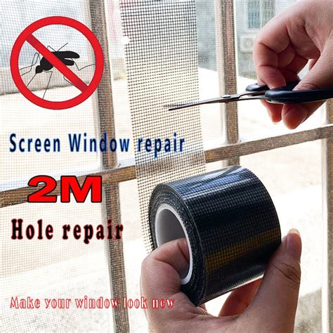 Repairs Mosquito Nets Window Screen Tape Strong Self Adhesive Net Door Fix Patch Anti Insect