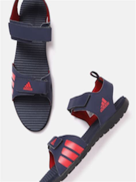 Buy Adidas Men Navy Blue And Red Solid Planton Sports Sandals Sports