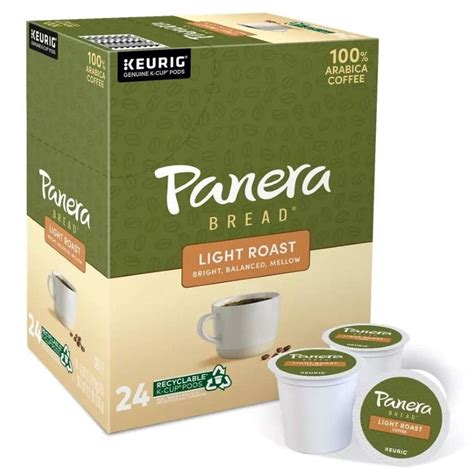 Panera Bread Light Roast Keurig K Cup Coffee Pods Box Of 24 K Cups