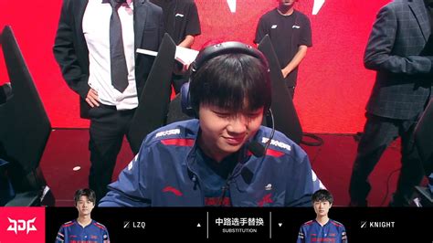 Lpl Fanclub On Twitter Knight Subbed Out Lzq Subbed In Time For New