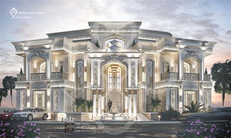 Luxury Classic Style Villa Behance Behance