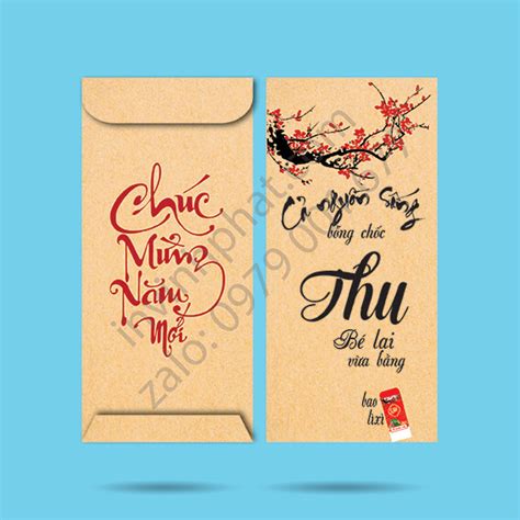 Tổng hợp các mẫu bao lì xì hot trend năm