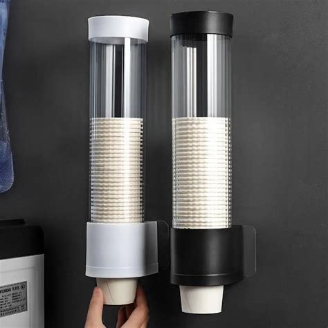 Disposable Paper Cup Holder Water Dispenser Plastic Cup Holder Wall