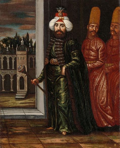 Portrait Of Sultan Ahmed III Painting By Jean Baptiste Vanmour