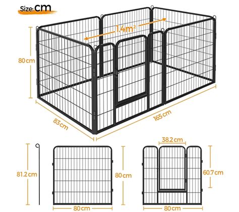 Panneaux Parc Enclos Pour Chiens Chiots Lapins M Tal Chien But