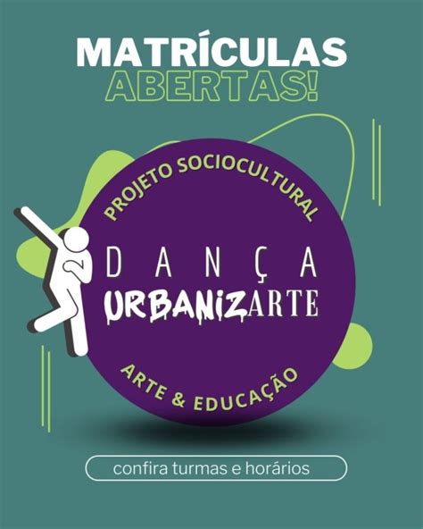 Projeto de Dança Urbanizarte está inscrições abertas