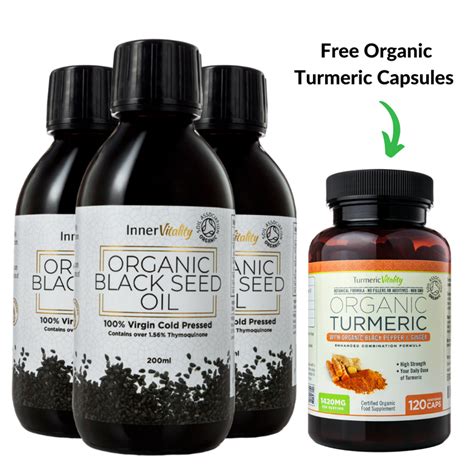 Organic Black Seed Oil High Strength Thymoquinone Cold Pressed
