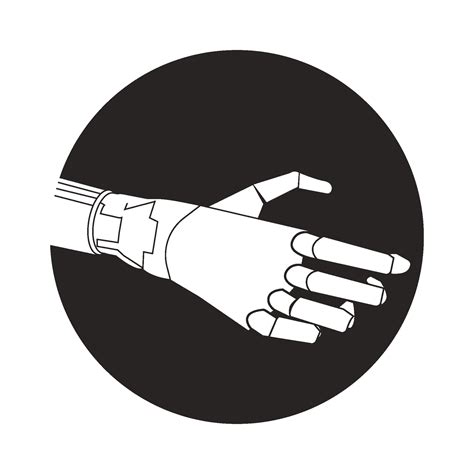 Robot Hand Icon Vector Art At Vecteezy