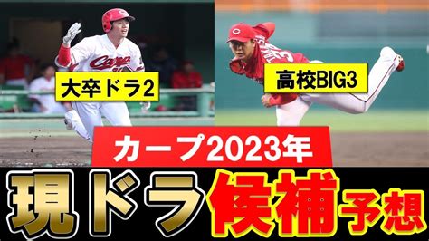 【予想】2023年カープの現役ドラフト候補を予想！ポテンシャルが高く燻る2選手！【広島東洋カープ】 Youtube