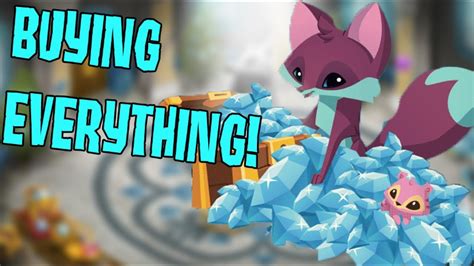 Buying Every Single Item In The Diamond Shop On Animal Jam Youtube