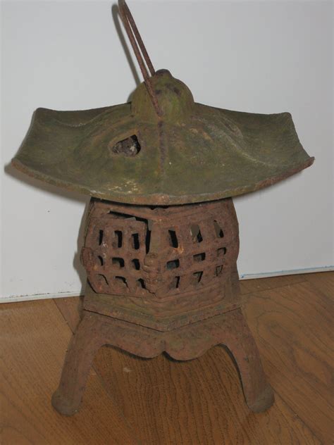 Vintage Cast Iron Japanese Pagoda Lantern By Maggiemaevintage